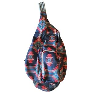 Kavu Southwestern Design Multicolor Sling Bag Aztec Navajo Basic Multipurpose